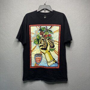 Obey Propaganda Imperial Glory Shepard Fairey Graphic Tee Mens L Black
